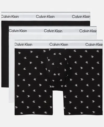 Calvin Klein Men's 3-pack Icon Stretch Boxer Briefs In Multi