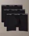 Calvin Klein Assorted 3-pack Microfiber Boxer Briefs In Black