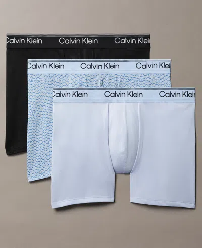 CALVIN KLEIN MEN'S 3-PACK MICRO STRETCH BOXER BRIEFS