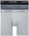 Calvin Klein Men's 3-pack Microfiber Stretch Low-rise Trunk Underwear In Nuz Black
