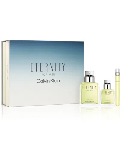 Calvin Klein Men's 3-pc. Eternity Eau De Toilette Gift Set In No Color