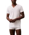 Calvin Klein 3-pack Classic Cotton V-neck T-shirts In White