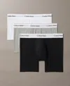Calvin Klein Men's Icon Cotton Stretch 3-pack Boxer Brief In Black