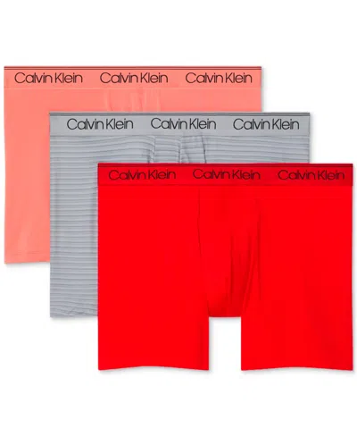 Calvin Klein Men's 3-pk. Micro Stretch Moisture-wicking Boxer Briefs