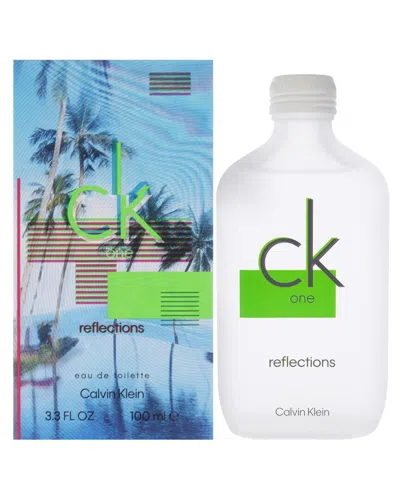 Calvin Klein Men's 3.3oz Ck One Reflections Edt Spray In White