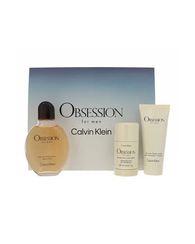 Calvin Klein Men's 3pc Obsession Edt Spray In Multi