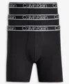 Calvin Klein Men's 3pk. Comfort Logo Boxer Briefs In Black