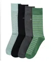 Calvin Klein Men's 4-pack Assorted Crew Socks Set In Multi