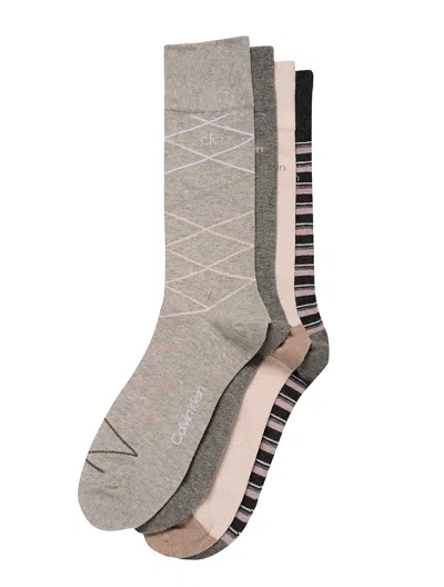 CALVIN KLEIN MEN'S 4-PACK DRESS SOCKS