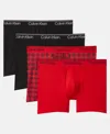 Calvin Klein Men's 4-piece Micro Stretch Boxer Brief Set In Multi
