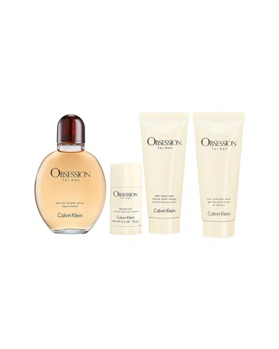 Calvin Klein Men's 4.2oz Obsession 4pc Set