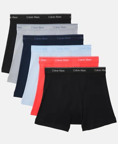 Calvin Klein Men's 5+1 Bonus Pack Classic Cotton Boxer Bries In Multi