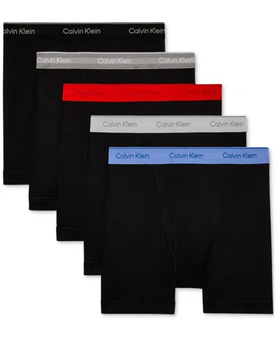 Calvin Klein Men's 5-pack Cotton Classic Boxer Briefs Underwear In Multi