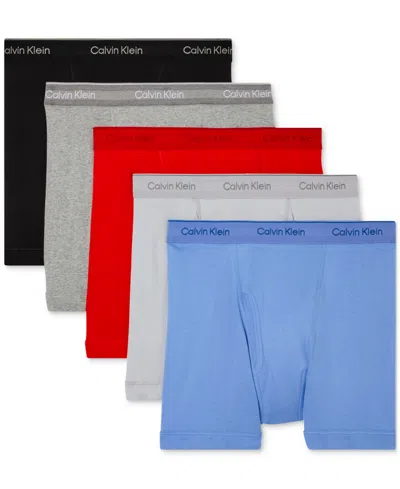 CALVIN KLEIN MEN'S 5-PACK COTTON CLASSIC BOXER BRIEFS UNDERWEAR