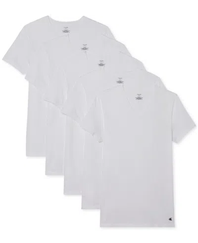 CALVIN KLEIN MEN'S 5-PACK COTTON CLASSICS V-NECK T-SHIRTS