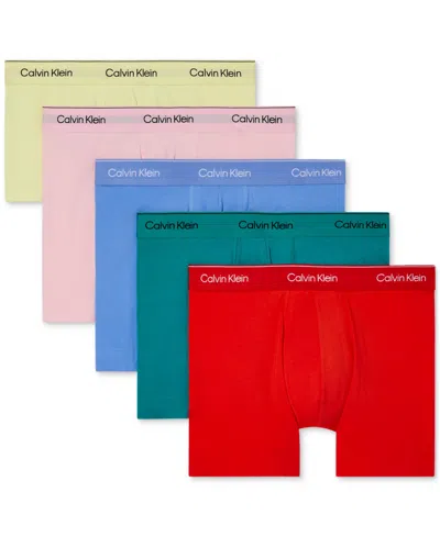 Calvin Klein Men's 5-pk. Pride Boxer Briefs In Multi