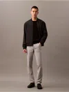 Calvin Klein Mens Wrinkle Resistant Stretch Chino Pants In Alloy