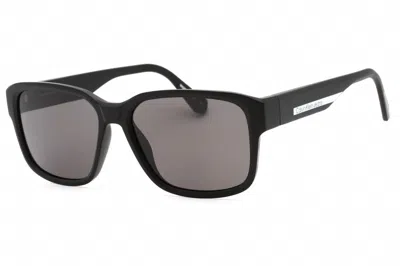Calvin Klein Men's 56 Mm Matte Black Sunglasses