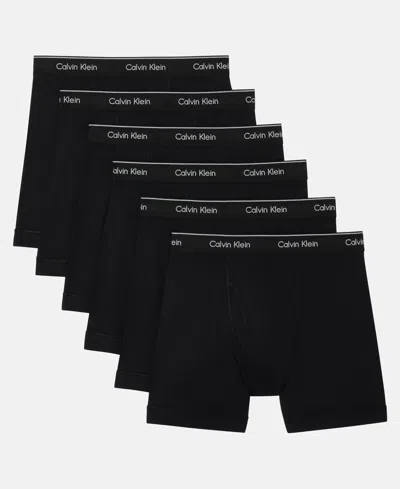 CALVIN KLEIN MEN'S 5+1 BONUS PACK CLASSIC COTTON BOXER BRIES