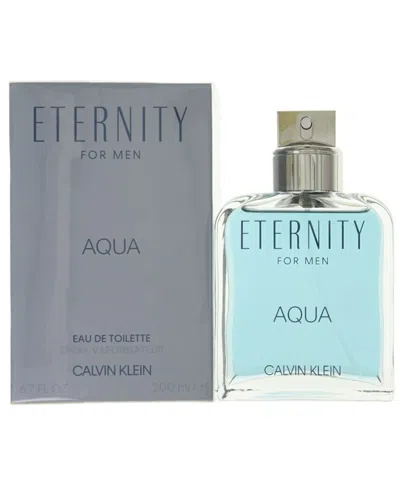 Calvin Klein Men's 6.7oz Eternity Aqua Edt In Transparent