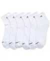 Calvin Klein Men's Cushion 6-pack Crew Socks In White