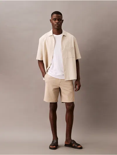 Calvin Klein Men's 9" Stretch Tech Short In Neutral