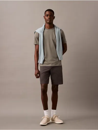Calvin Klein Men's 9" Stretch Tech Short In Asphalt