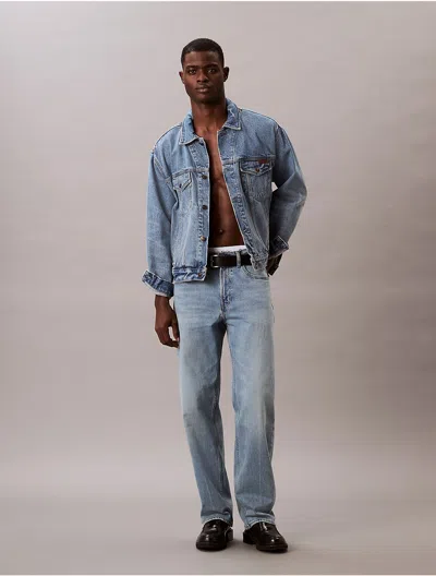 Calvin Klein Men's 90s Straight Fit Jeans In Sunbeam