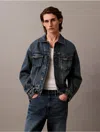 Calvin Klein Men's 90s Trucker Jacket In Black