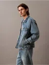 Calvin Klein Men's 90s Trucker Jacket In Blue