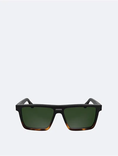 Calvin Klein Men's Acetate Modified Square Sunglasses