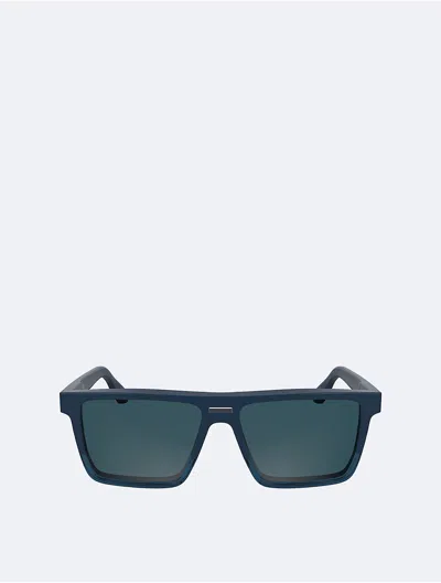 Calvin Klein Men's Acetate Modified Square Sunglasses