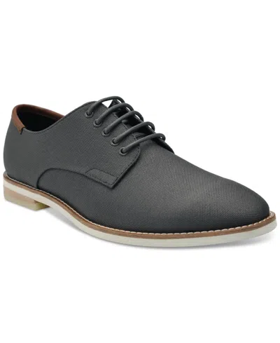 Calvin Klein Men's Adeso Lace Up Dress Shoe In Dark Gray