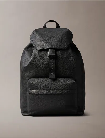 Calvin Klein Men's All Day Flap Backpack In Black