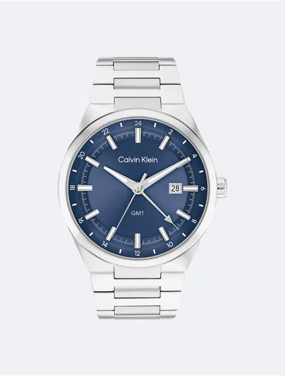 Calvin Klein Men's Architectural Multifunction Watch In Blue