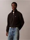 Calvin Klein Men's Archive Logo Fleece Quarter Zip Sweatshirt
