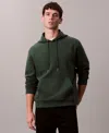 Calvin Klein Men's Archive Logo Long Sleeves Hoodie In Green