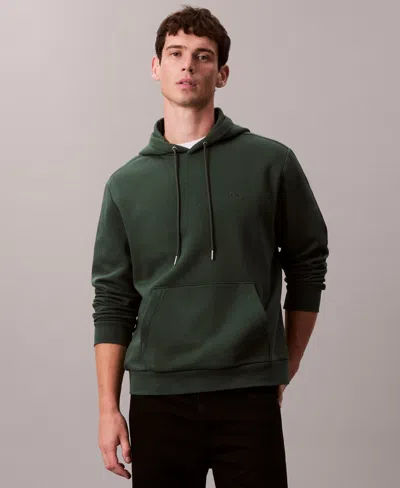 Calvin Klein Men's Archive Logo Long Sleeves Hoodie In Green