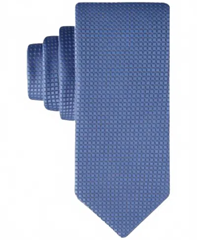 Calvin Klein Men's August Textured Tie In Blue