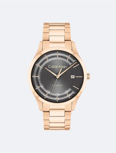 Calvin Klein Men's Automatic H-link Bracelet Watch