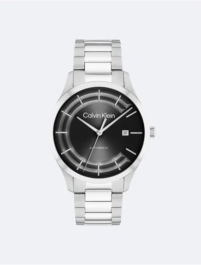 Calvin Klein Men's Automatic H-link Bracelet Watch