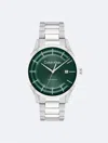 Calvin Klein Men's Automatic H-link Bracelet Watch In Green