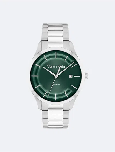 Calvin Klein Men's Automatic H-link Bracelet Watch