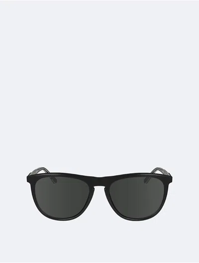 Calvin Klein Men's Aviator Acetate Sunglasses In Green