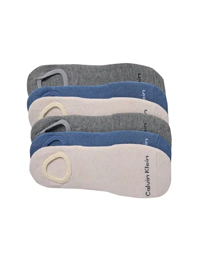 Calvin Klein Men's Basic 6-pack Liner Socks In Multi