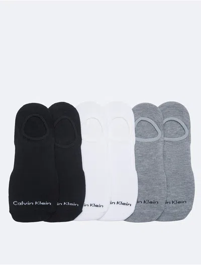 Calvin Klein Men's Basic 6-pack Liner Socks