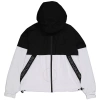 CALVIN KLEIN CALVIN KLEIN MEN'S BLACK COLOR BLOCK WINDBREAKER WITH SHADOW LOGO