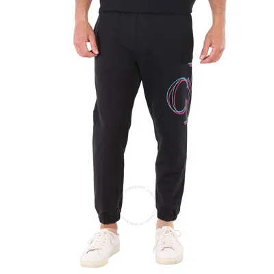 Calvin Klein Men's Black Illuminated Stretch Cotton Sweatpants
