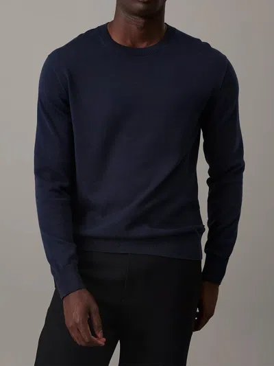 CALVIN KLEIN CALVIN KLEIN MEN BLUE COTTON SWEATSHIRT