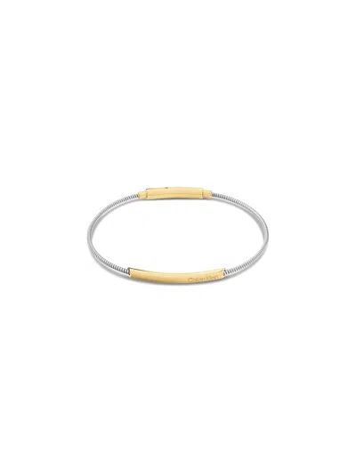 Calvin Klein Men's Bold Polished Chain Bracelet In Two Tone